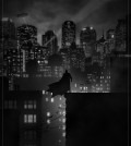 The Dark Knight overlooking Gotham City