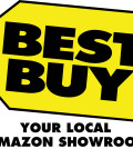 Best Buy logo: Your Local Amazon Showroom