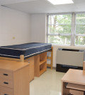an empty dorm room