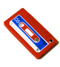 iPhone Silicone Cassette Tape case
