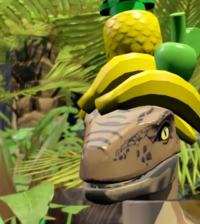LEGO Jurassic World Raptor Banana