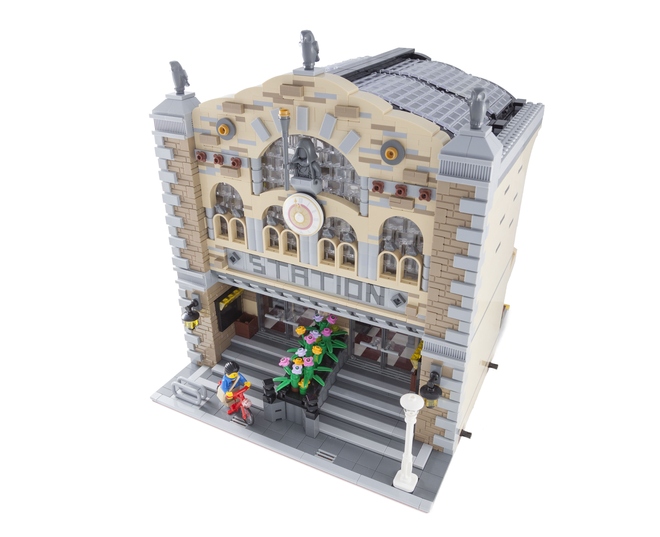 Lego Modular Train Station