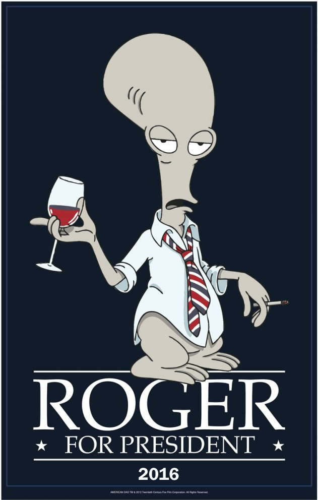 Roger Smith from American Dad for President