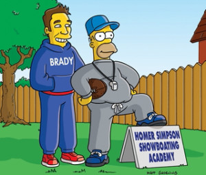 Tom Brady on The Simpsons
