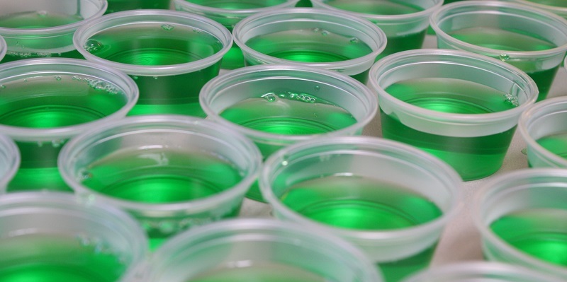 how to make green jello shots