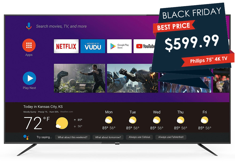 Here’s the cheapest 70-inch and larger 4K TVs on Black Friday 2019