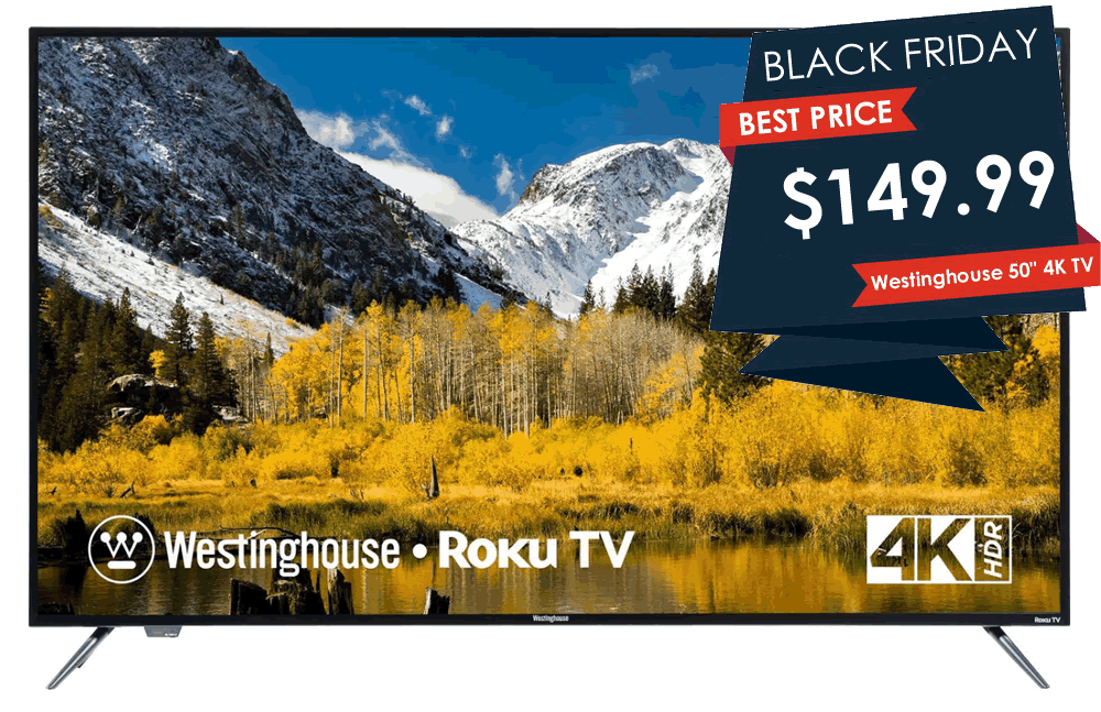 Here’s the cheapest 50-inch 4K TVs on Black Friday 2019