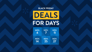 Walmart expands Black Friday plans with weekly events in November